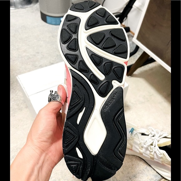 EUC Men’s Size 10 Adidas LXCON AdiPrene Big Logo Sneakers Solar Red/Cloud White - Picture 12 of 12